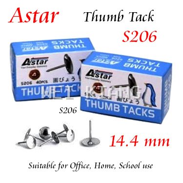 Thumb Tack 14.4mm S206