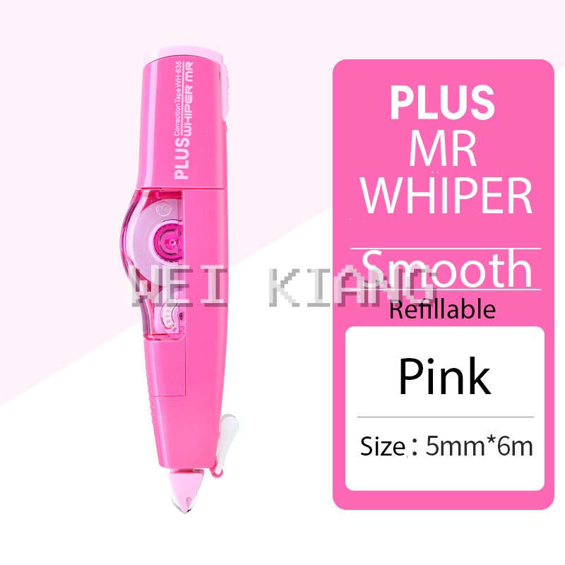 Plus 5mm x 6M MR Whiper Correction Tape - Refillable