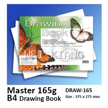 Drawing Book B4 165g Master