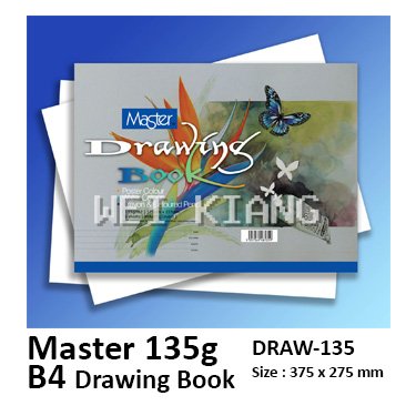 Drawing Book B4 135g Master