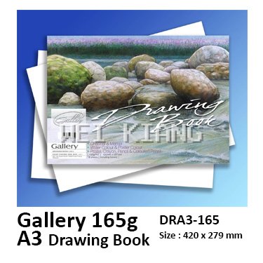 Drawing Drawing Book A3 165g GalleryBook A3 165g Gallery